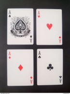 Set Of 4 Pcs. Super Coffeemix Single Playing Card - Ace Of Spades, Hearts, Clubs, Diamonds (#15) - Barajas De Naipe
