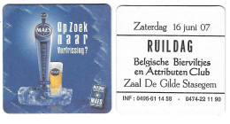 299a Brij. Maes Waarloos Rv Ruildag BBAC Stasegem 16 Juni 07 - Bierdeckel