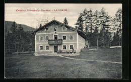 AK Leogang, Christian Schwabel`s Gasthaus  - Andere & Zonder Classificatie