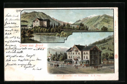 AK Bruck Im Pinzgau, Hotel Kronprinz Von Oesterreich, K. K. Post  - Autres & Non Classés