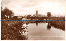 R105332 Gloucester Cathedral From The River Severn. Excel Series. RP - Monde