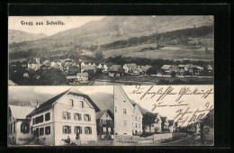 AK Schnifis, Gasthaus Zum Adler, Ortsansicht Aus Der Vogelschau  - Sonstige & Ohne Zuordnung