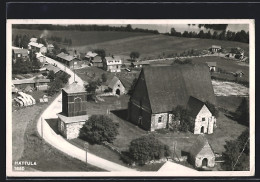 AK Hattula, Ortspartie Mit Strasse  - Finlandia