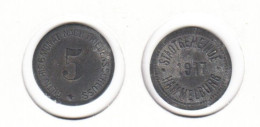 Allemagne Bavière Hammelburg, Notgeld, 5 Pf 1917, Monnaie De Nécessité, Bayern Deutschland  Germany, - Other & Unclassified