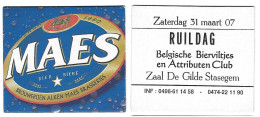 303a Brij. Maes Waarloos Rv Ruildag BBAC Stasegem 31 Maart  07 - Beer Mats