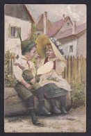 F. Heinrich: Bin Ich Nicht Schon? / Visible Damage On Postcard / Postcard Circulated, 2 Scans - Taferelen En Landschappen