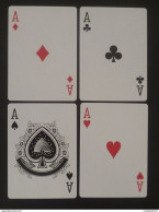 Set Of 4 Pcs. Carlsberg Beer Single Playing Card - Ace Of Spades, Hearts, Clubs, Diamonds (#67) - Barajas De Naipe