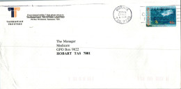 Australia Cover Fish Tasmanian Trustees To Hobart - Covers & Documents