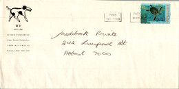 Australia Cover Turtle G3 To Hobart - Lettres & Documents