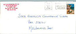 Australia Cover Koala Kangaroo Westline International To Melbourne - Cartas & Documentos