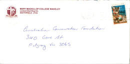 Australia Cover Koala Kangaroo Mary Mackillop College Wakeley To Fitzroy - Briefe U. Dokumente
