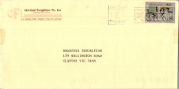 Australia Cover Turner Cleveland Freghtlines To Clayton - Lettres & Documents