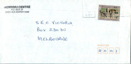 Australia Cover Turner Merrimu Centre  To Melbourne - Lettres & Documents
