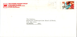 Australia Cover Crawfish The Hooker Housing Group  To Melbourne - Lettres & Documents