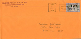 Australia Cover Turner Sunshine Primary School  To Melbourne - Cartas & Documentos