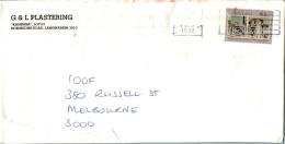 Australia Cover Angel G&L Plastering  To Melbourne - Lettres & Documents