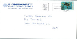 Australia Cover Turtle Signsmart Safety Signs Labels  To Melbourne - Cartas & Documentos