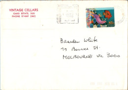 Australia Cover Fish Vintage Celalrs  To Melbourne - Covers & Documents