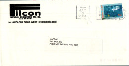 Australia Cover Fish Pilcon Precision Engineering  To Melbourne - Lettres & Documents