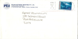 Australia Cover Tiger Sharks PEI Polar Electronic Industries  To Melbourne - Lettres & Documents
