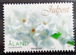 Aland Islands 2011, Christmas - White Hyacinth, MNH Single Stamp - Ålandinseln