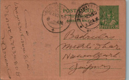 India Postal Stationery 9p Bisesarlal Baijnath - Ansichtskarten