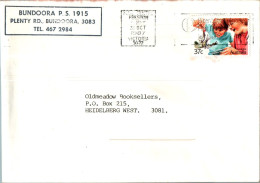 Australia Cover Crawfish Bundoora To Heidelbreg - Briefe U. Dokumente