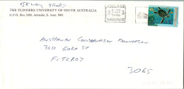 Australia Cover Turtle The Flinders University Of South Australia To Fitzroy - Cartas & Documentos