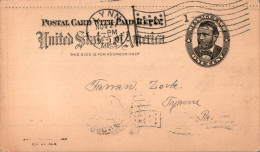 US Postal Stationery 1c Lynn To Tyrone  - 1901-20