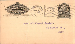 US Postal Stationery 1c Portsmouth  - 1901-20