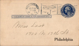 'US Postal Stationery 1c Philadelpha 1912 ST Mathew''s Sunday School' - 1901-20