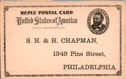 US Postal Stationery 1c To Chapamn Philadelphia - ...-1900