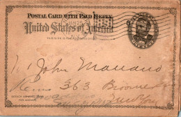 US Postal Stationery 1c New York 1898  - ...-1900