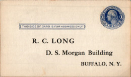 US Postal Stationery 1c Long Buffalo NY - 1901-20