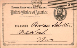 US Postal Stationery 1c Chicago 1894 - ...-1900
