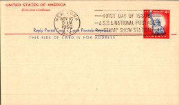 US Postal Stationery 4c Statue Of Liberty New York 1956 - 1941-60