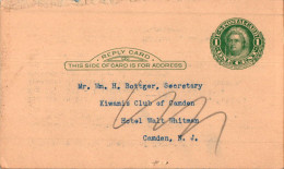 US Postal Stationery 1c To Camden NJ - 1921-40