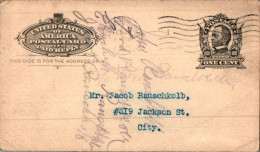 US Postal Stationery 1c Columbus Ohio 1907  - ...-1900