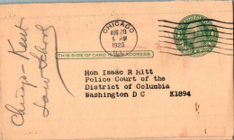 US Postal Stationery 1c Chicago 1926 Chicaho Kent College Of Law  - 1921-40