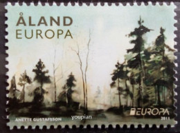 Aland Islands 2011, Europa - Forest, MNH Single Stamp - Ålandinseln