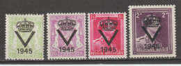 Opdruk Kroon " V " ** 1945  Leopold III - Postfris - Erinnophilia [E]