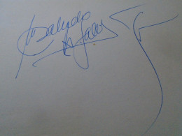 D203346  Signature -Autograph  -  Antonio Gades  - Spanish Flamenco Dancer And Choreographer 1981 - Singers & Musicians