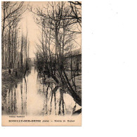 10 ROMILLY Sur SEINE Rivière Du Rocher 1918 , édition Thiébaut - Romilly-sur-Seine