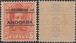 Andorre 1928 - Andorre Espagnole - Timbre Neuf. Yvert Nr.: 9 C. Michel Nr.: 9 C. Très Bon Centrage ... (EB) AR.02905 - Ungebraucht