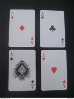 Set Of 4 Pcs. China Harbin Beer Single Playing Card - Ace Of Spades, Hearts, Clubs, Diamonds (#49) - Speelkaarten