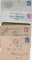 Thème TABAC 7 Lettres Avec Cachet Mécanique Flammes Publicités Cigarettes , Cigares - Mechanical Postmarks (Advertisement)