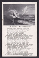 La Paloma - Die Weisse Taube / Postcard Not Circulated, 2 Scans - Music