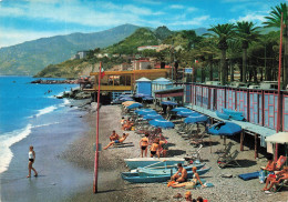 ITALIE - Ventimiglia - LHuere Du Bain - Vue Sur La Plage - Animé - Carte Postale - Imperia