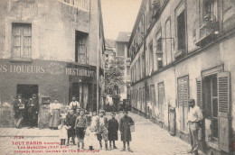 75 PARIS VIEUX PARIS PASSAGE MORET CAVEAU DE L'ILE DES SINGES LES GOBELINS - District 13