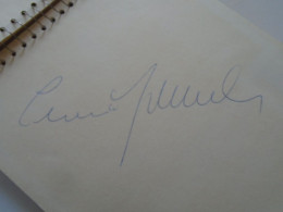 D203348  Signature -Autograph  -  Leonie Rysanek - Austrian Dramatic Soprano   1981 - Chanteurs & Musiciens